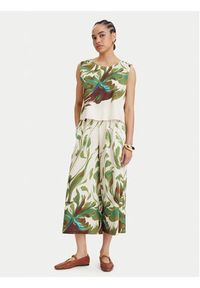 ACCESS FASHION Top 63-2078-0250 Kremowy Regular Fit. Kolor: kremowy. Materiał: bawełna #3