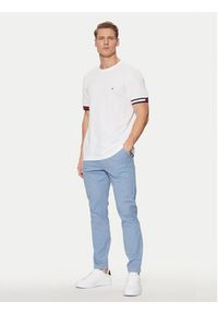 Tommy Jeans Chinosy Austin DM0DM20282 Niebieski Slim Fit. Kolor: niebieski. Materiał: bawełna #5