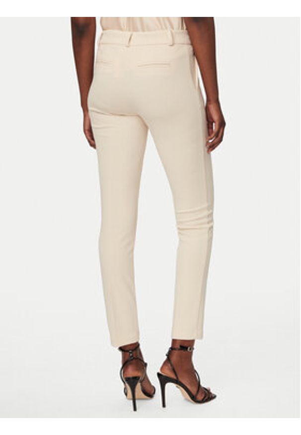 Rinascimento Spodnie materiałowe CFC0127865003 Beżowy Slim Fit. Kolor: beżowy. Materiał: syntetyk