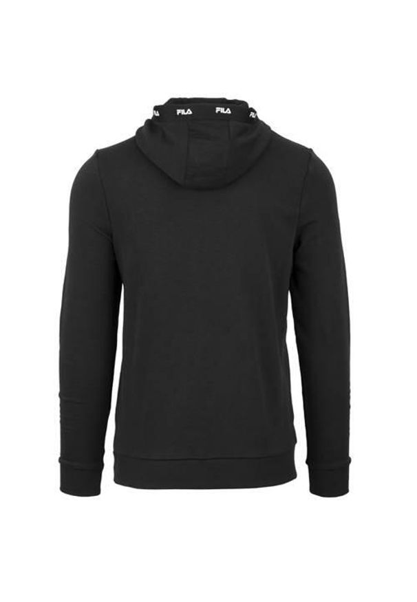Bluza treningowa męska Fila Benny. Typ kołnierza: kaptur. Kolor: czarny