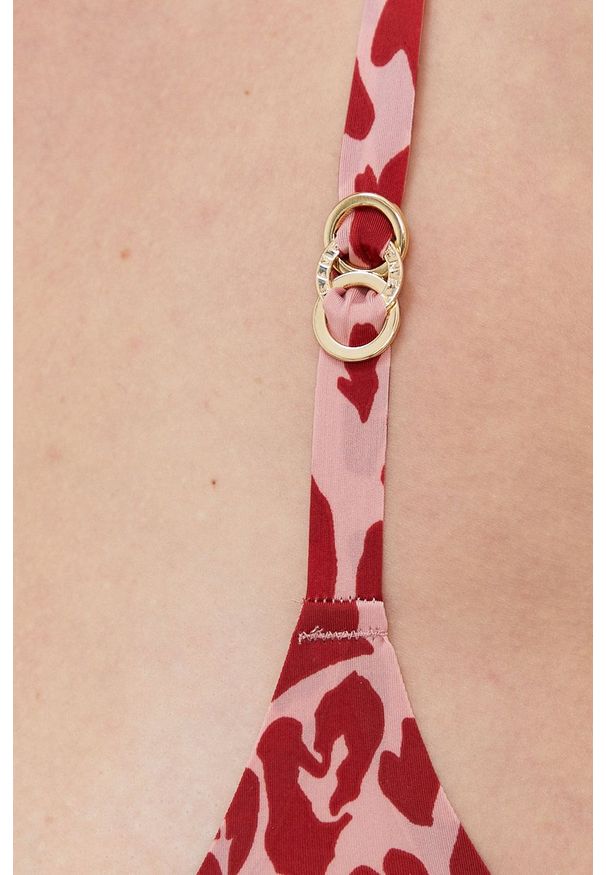Stella McCartney Lingerie - Biustonosz. Kolor: różowy. Rodzaj stanika: odpinane ramiączka