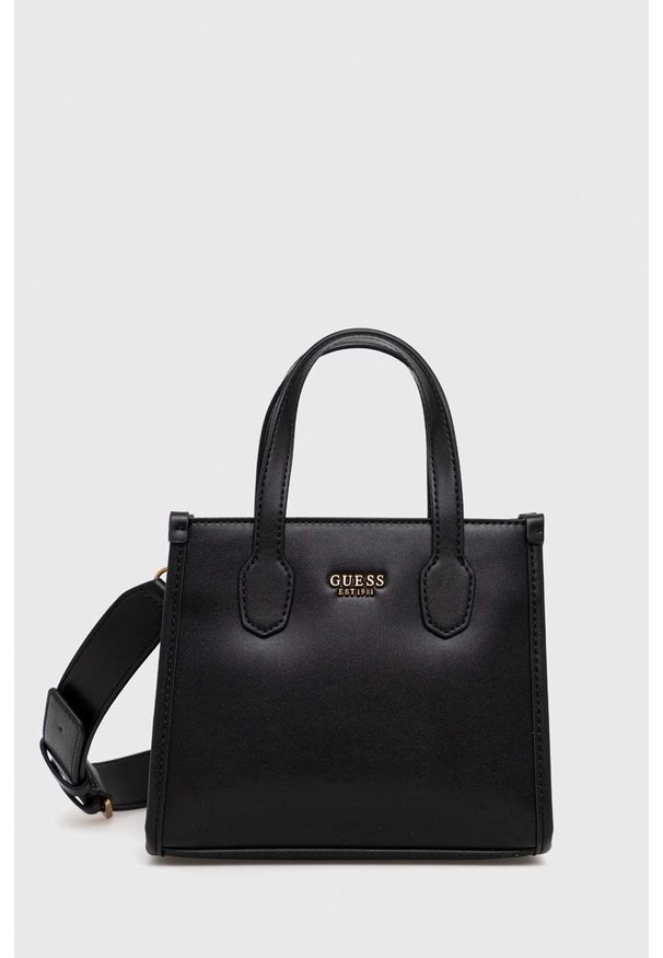 Guess torebka kolor czarny. Kolor: czarny. Rodzaj torebki: na ramię