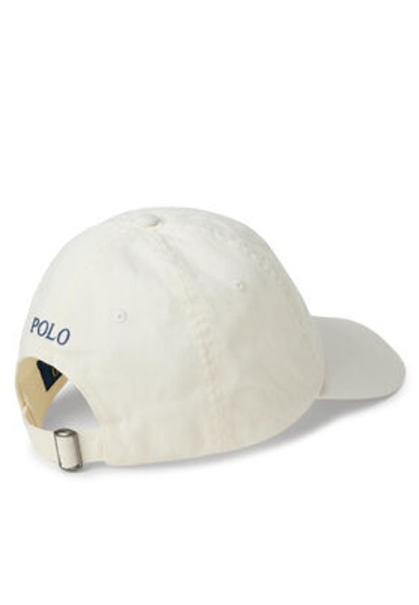 Polo Ralph Lauren Czapka z daszkiem 211912843060 Écru. Materiał: bawełna