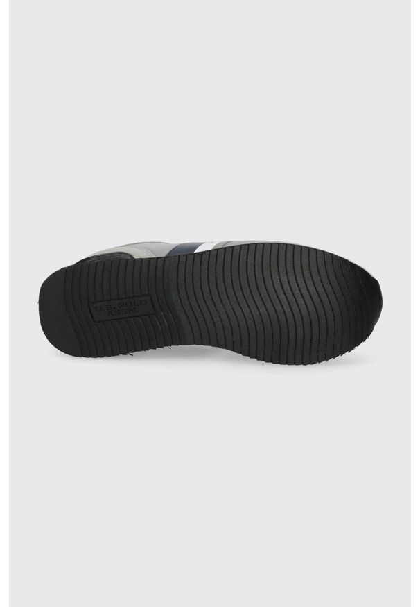 U.S. Polo Assn. buty kolor szary. Nosek buta: okrągły. Zapięcie: sznurówki. Kolor: szary. Materiał: guma