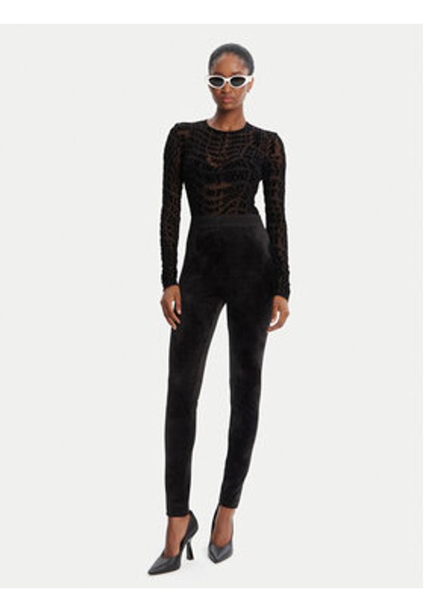 Versace Jeans Couture Body 79HAM221 JS490 Czarny Slim Fit. Kolor: czarny. Materiał: syntetyk