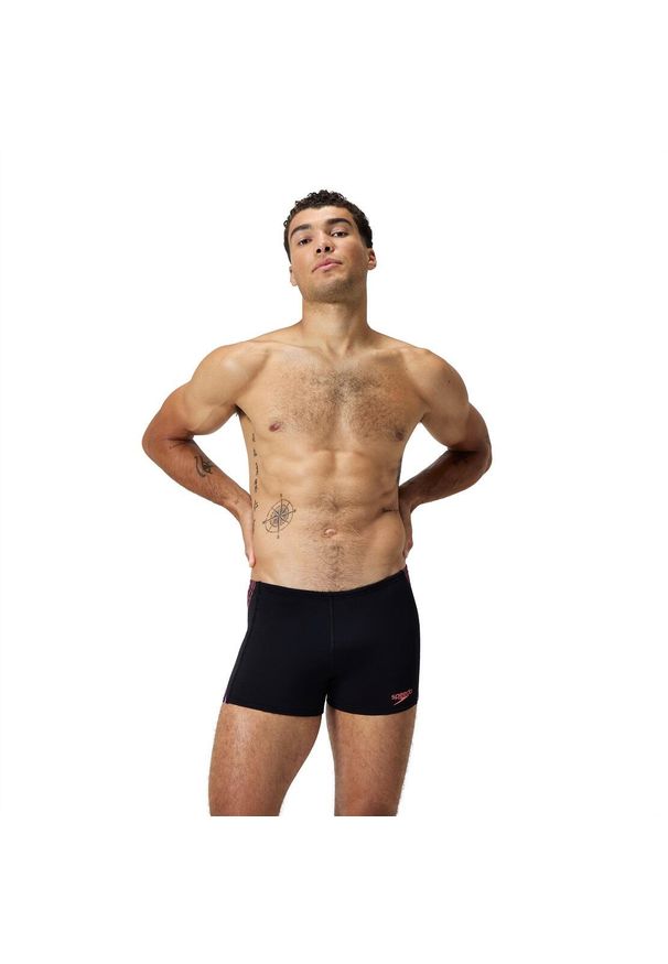 Kąpielówki męskie spodenki kąpielowe Speedo Tech Aqua-Short. Kolor: czarny, różowy, wielokolorowy