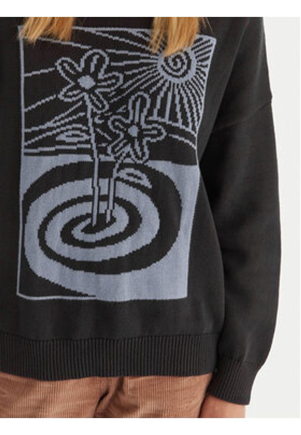 Quiksilver Sweter Barnwell EQWSW03026 Szary Regular Fit. Kolor: szary. Materiał: bawełna