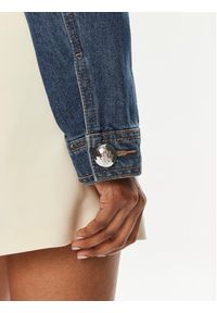 Morgan Kurtka jeansowa 232-VPIM Niebieski Slim Fit. Kolor: niebieski. Materiał: bawełna #5
