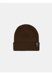 Sinsay - Czapka beanie - brązowy. Kolor: brązowy