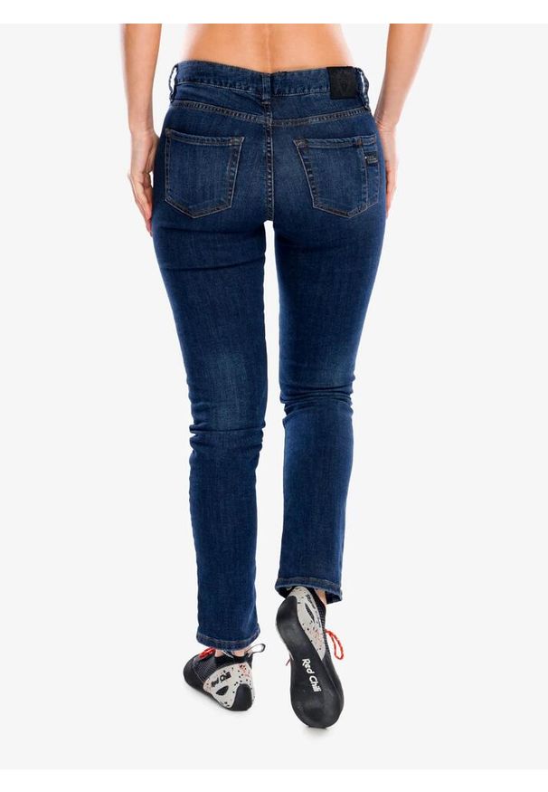 Spodnie damskie Black Diamond Crag Denim. Kolor: niebieski. Materiał: denim