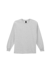 GILDAN - Ultra Bawełniana Koszulka Z Długim Rękawem Unisex Dla Dorosłych. Kolor: wielokolorowy, fioletowy, szary. Materiał: bawełna. Długość rękawa: długi rękaw. Długość: długie