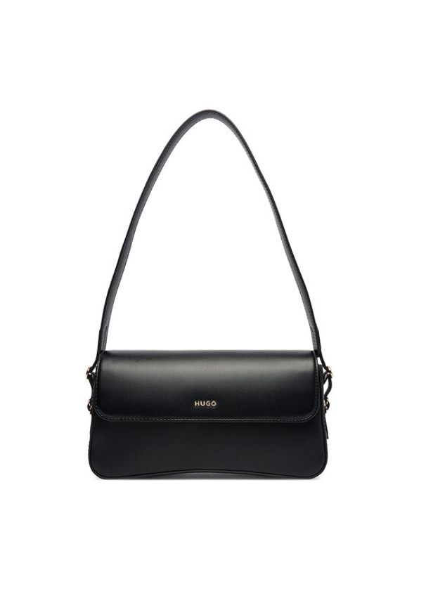 Hugo - HUGO Torebka Syndra 50557942 Czarny. Kolor: czarny. Materiał: skórzane
