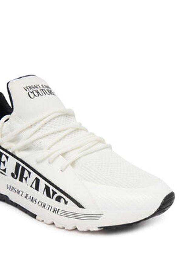Versace Jeans Couture Sneakersy 80YA3SA3 Biały. Kolor: biały. Materiał: materiał