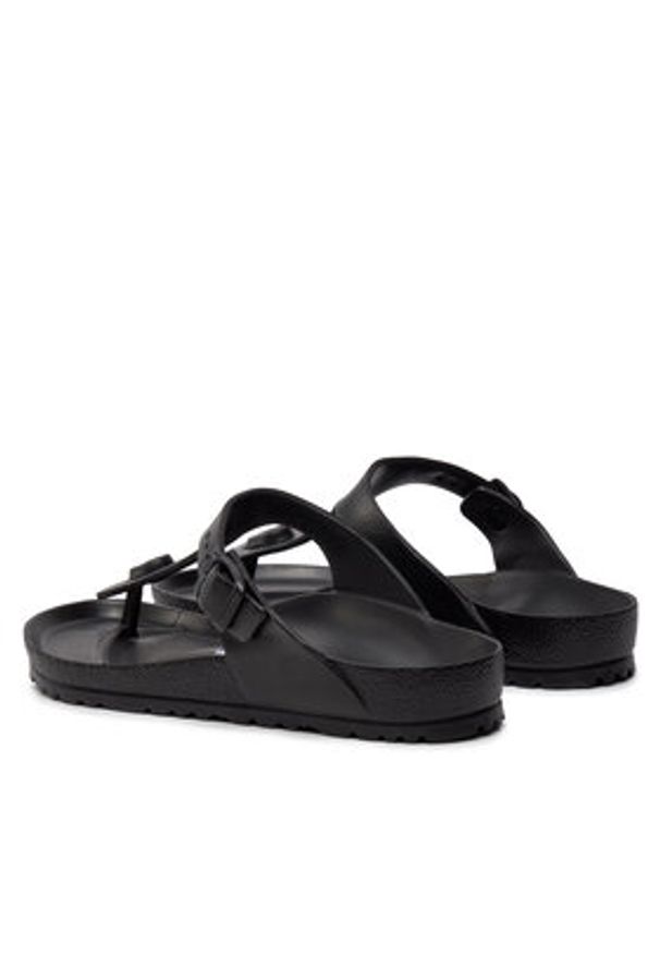 Birkenstock Japonki Gizeh 0128201 Czarny. Kolor: czarny. Materiał: syntetyk