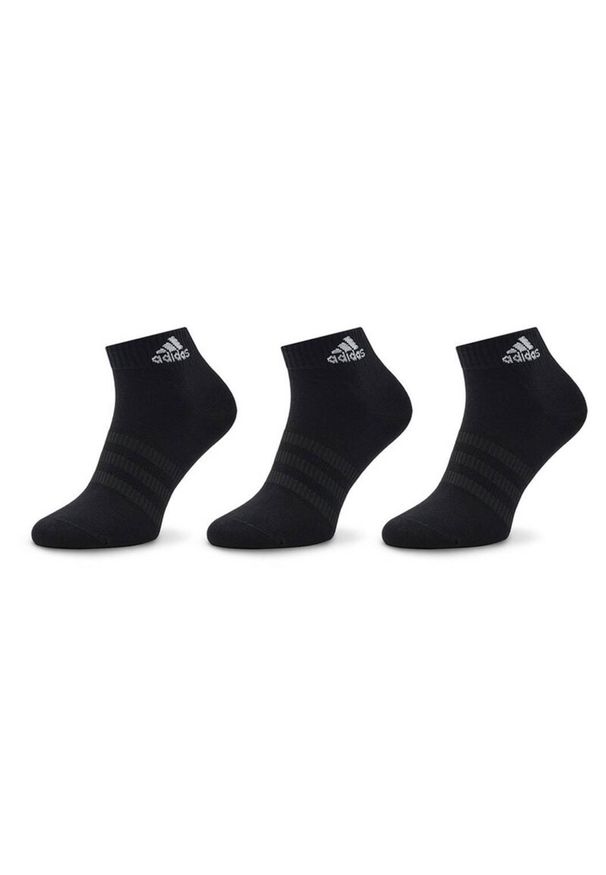 Skarpety stopki unisex Adidas 3 pary. Kolor: biały, wielokolorowy, czarny