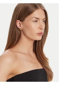 Philipp Plein - PHILIPP PLEIN Kolczyki Hexagon PJ2AA06EU Złoty. Materiał: ze stali, ze stali nierdzewnej. Kolor: złoty #4