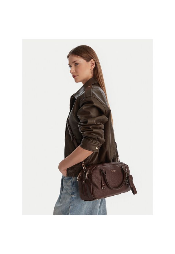 Torebka Guess. Kolor: brązowy