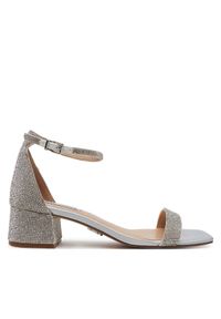 Steve Madden Sandały Gena-R SM11003580 Srebrny. Kolor: srebrny. Materiał: materiał #1