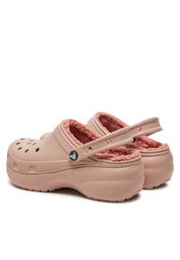 Crocs Klapki Classic Platform Lined Clog W 207938 Różowy. Kolor: różowy. Obcas: na platformie #5