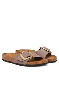 Birkenstock Klapki Madrid Big Buckle 1030517 Różowy. Kolor: różowy. Materiał: skóra, nubuk #4