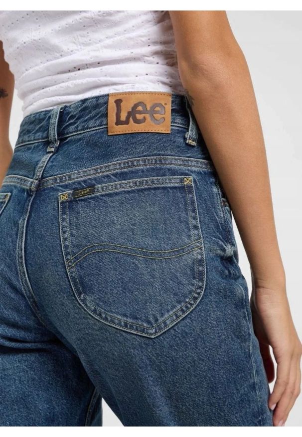 Lee - DAMSKIE SPODNIE LEE RIDER LOOSE DARK RETREAT 112363799