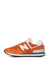 Sneakersy męskie New Balance U574VPA. Okazja: na co dzień, do pracy, na spacer. Kolor: pomarańczowy. Model: New Balance 574. Sport: turystyka piesza #3