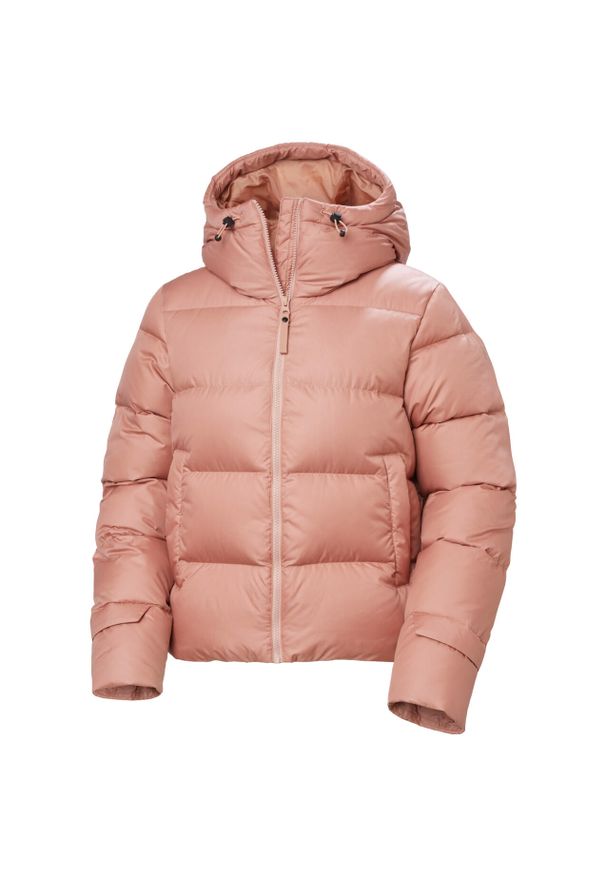 Damska kurtka z kapturem Helly Hansen Essence Down. Typ kołnierza: kaptur. Kolor: różowy. Materiał: puch