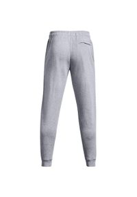 Spodnie fitness męskie Under Armour Rival Fleece Joggers. Kolor: szary. Sport: fitness