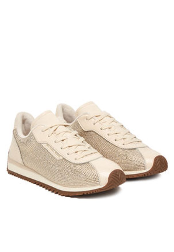 MICHAEL Michael Kors Sneakersy 43F5RHFS2L Écru. Materiał: skóra