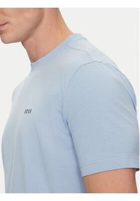 BOSS T-Shirt 50506373 Błękitny Regular Fit. Kolor: niebieski. Materiał: bawełna #5