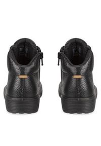 ecco - ECCO Sneakersy Soft 60 K 71382201001 Czarny. Kolor: czarny. Materiał: skóra #6
