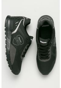 Blauer - Buty. Nosek buta: okrągły. Zapięcie: sznurówki. Kolor: czarny. Materiał: syntetyk, materiał, guma. Szerokość cholewki: normalna #2