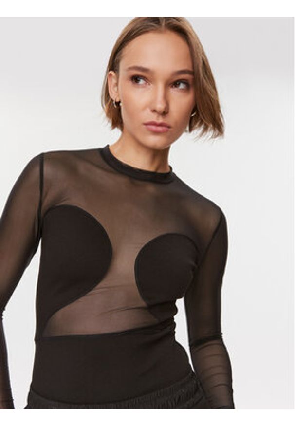 Undress Code Body All Nighter 539 Czarny Slim Fit. Kolor: czarny. Materiał: syntetyk