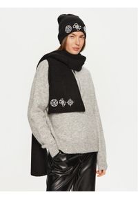 Guess Szalik AW5178 POL03 Czarny. Kolor: czarny. Materiał: materiał