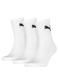 Skarpety dla dorosłych Puma Short Crew 3P 3Pack. Kolor: biały. Sport: bieganie #1