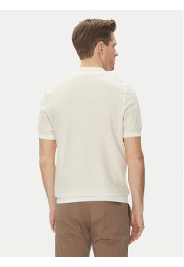 BOSS Polo H-Jianluca 50537654 Biały Regular Fit. Typ kołnierza: polo. Kolor: biały. Materiał: bawełna