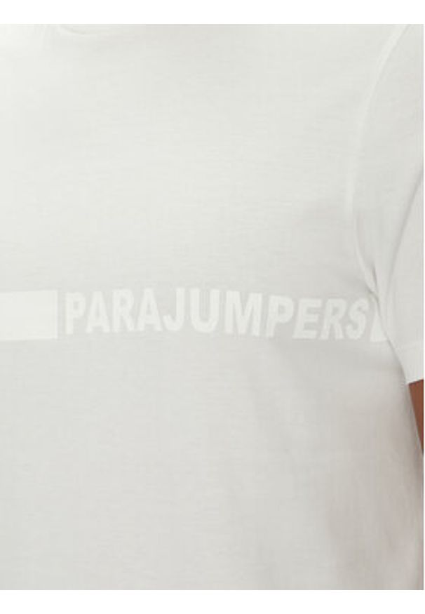 Parajumpers T-Shirt Space 25SMPMTSXF05 Biały Regular Fit. Kolor: biały. Materiał: bawełna