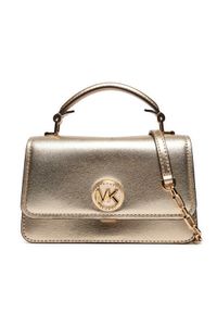 MICHAEL Michael Kors Torebka Delancey 32T4GD8C5M Złoty. Kolor: złoty. Materiał: skórzane