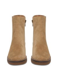 Clara Barson Botki CEO-LM13355-X06 Beżowy. Kolor: beżowy. Materiał: materiał #3
