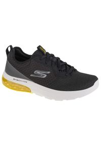 skechers - Buty sportowe Sneakersy męskie, Skechers Go Walk Air 2.0 – Crosser. Kolor: czarny, wielokolorowy. Materiał: guma, syntetyk, tkanina, materiał. Sport: turystyka piesza