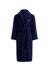 Polo Ralph Lauren Szlafrok 714899683009 Granatowy Regular Fit. Typ kołnierza: polo. Kolor: niebieski. Materiał: bawełna #3