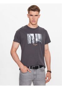 Pepe Jeans T-Shirt Worth PM508956 Szary Regular Fit. Kolor: szary. Materiał: bawełna #1