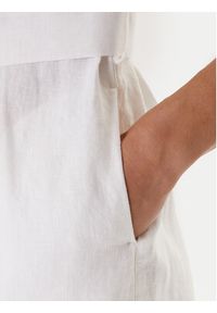 Tatuum Sukienka koszulowa Salima T2509.207 Biały Regular Fit. Kolor: biały. Materiał: len. Typ sukienki: koszulowe #5