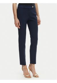 Rinascimento Spodnie materiałowe CFC0128638003 Granatowy Slim Fit. Kolor: niebieski. Materiał: syntetyk #1