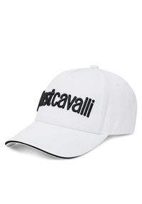 Czapka z daszkiem Just Cavalli. Kolor: biały