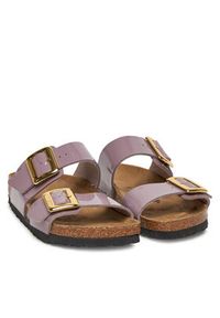 Birkenstock Klapki Sydney Cushion Buckle 1029473 Beżowy. Kolor: beżowy. Materiał: skóra #3