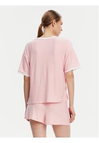 DKNY Piżama YI80039 Różowy Regular Fit. Kolor: różowy. Materiał: syntetyk #3