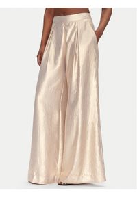 ACCESS FASHION Spodnie palazzo 53-5034-922 Złoty Wide Leg. Kolor: złoty. Materiał: syntetyk