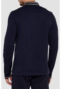 Aeronautica Militare - AERONAUTICA MILITARE Granatowy męski longsleeve polo Frecce Tricolori, Rozmiar 3XL. Typ kołnierza: polo. Kolor: niebieski. Materiał: bawełna. Długość rękawa: długi rękaw #5