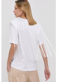 Silvian Heach t-shirt bawełniany kolor biały. Kolor: biały. Materiał: bawełna. Długość rękawa: krótki rękaw. Długość: krótkie #1